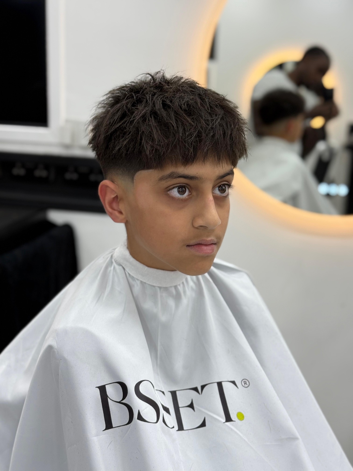 Messy crop with taper fade